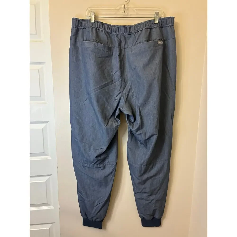 Figs Men's Tansen Joggers Heather Denim Gray XXL